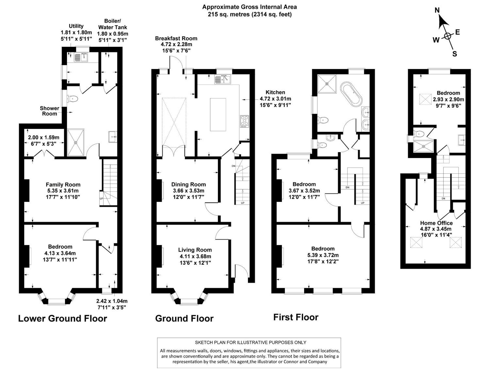 Orwell Villa Elegant Period 5 Bed Close To Town Sleeps 15 첼튼엄 외부 사진